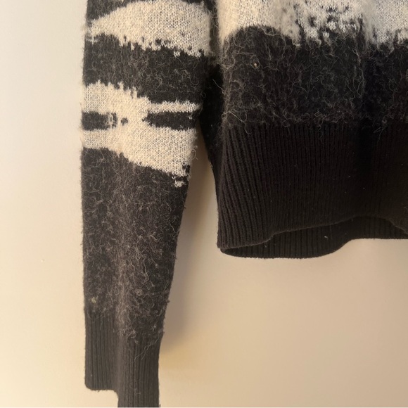 All Saints Ture Crew Neck Wool Blend Sweater - Picture 5 of 9